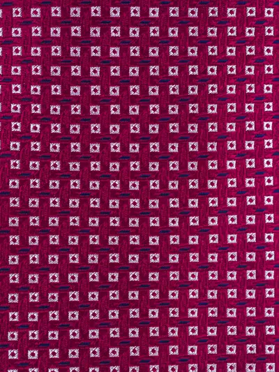 Canali Patterned Tie In Purple