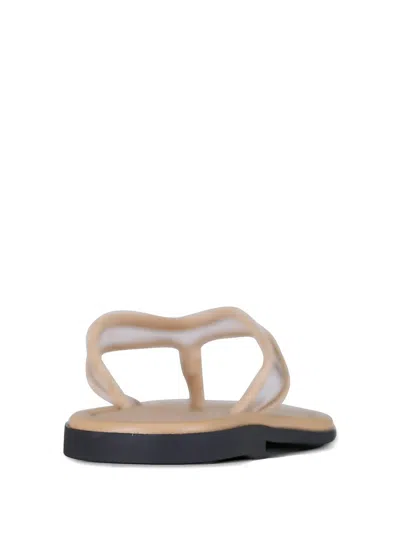 Veronica Beard Clear Strap Sandals In Neutral