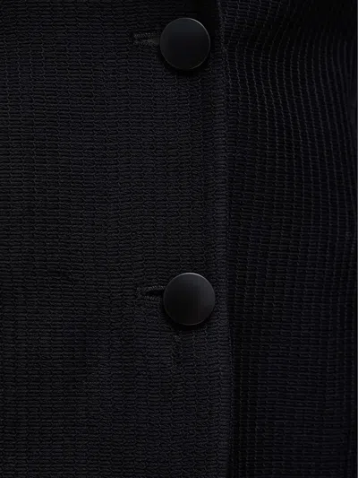 Tagliatore Single-breasted Blazer In Black