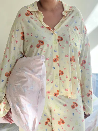 Djerf Avenue Go Slow Shirt Fruit In Multi