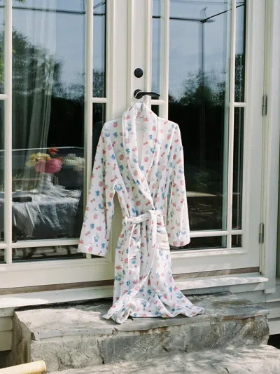 Djerf Avenue Robe Summer Berries In White