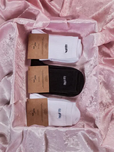 Djerf Avenue Tube Socks Black/white