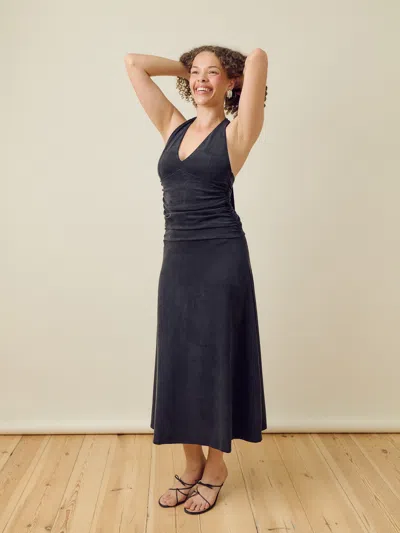 Djerf Avenue Celebration Dress Ash In Black