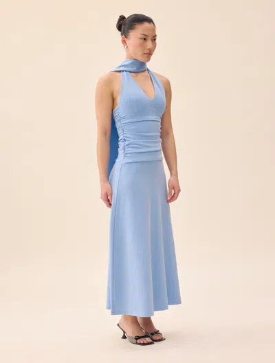 Djerf Avenue Celebration Dress Dove Blue