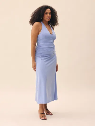 Djerf Avenue Celebration Dress Dove Blue
