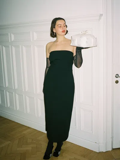 Djerf Avenue Midi Tube Dress Black
