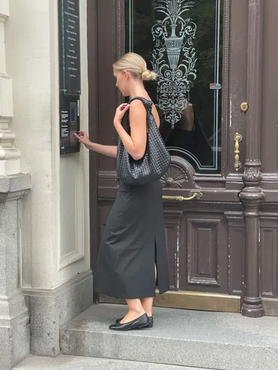 Djerf Avenue Midi Tube Dress Black
