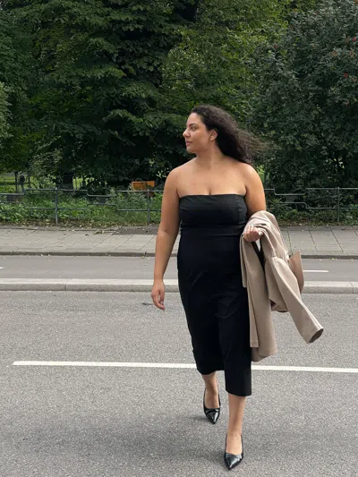 Djerf Avenue Midi Tube Dress Black