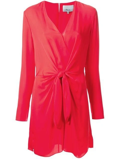 3.1 Phillip Lim Seidenkleid Mit Knoten - Gelb In Yellow