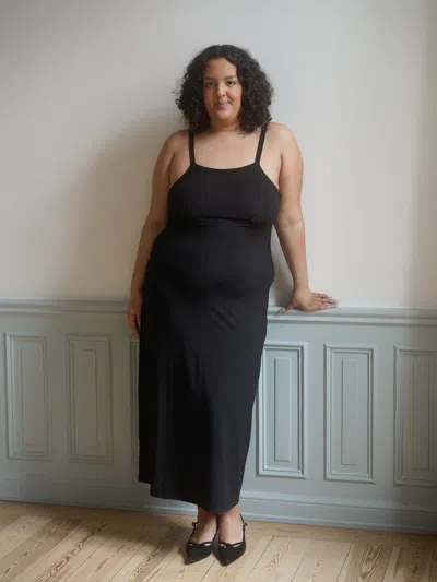 Djerf Avenue Daily Midi Dress Black