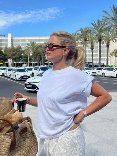 Djerf Avenue Essential T-shirt White