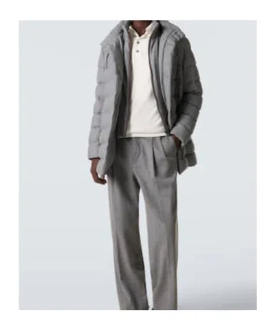 Herno Turtleneck Down Jacket In Gray