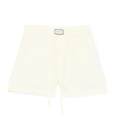 Entire Studios Drawstring Elasticated Shorts In Neutral
