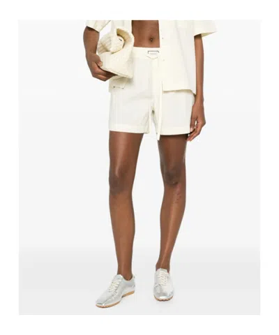 Entire Studios Drawstring Elasticated Shorts In Neutral