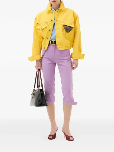 Versace Buttoned Cardigan In Blue