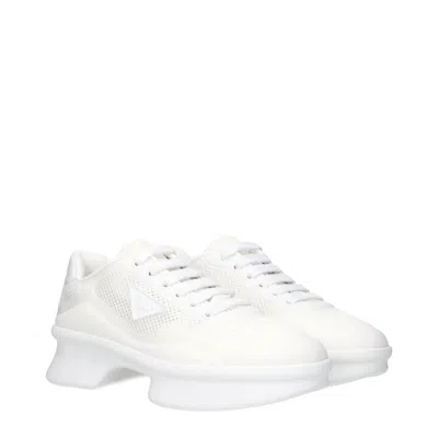 Prada Sneakers Logo In White