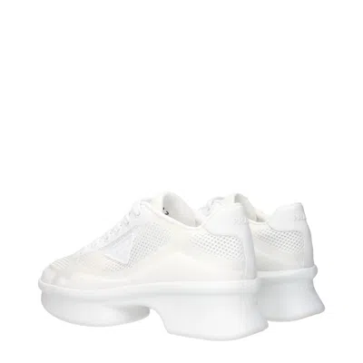 Prada Sneakers Logo In White