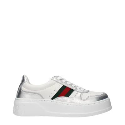 Gucci Sneakers Featuring Oversized Platform Sole In White