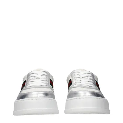 Gucci Sneakers Featuring Oversized Platform Sole In White