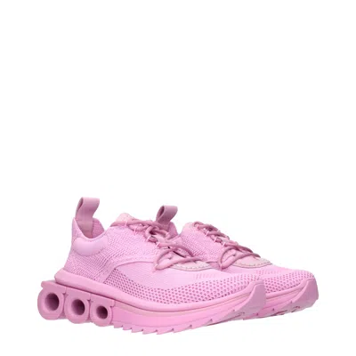 Ferragamo Woman Sneakers Light Purple Size 6.5 Textile Fibers In Purple