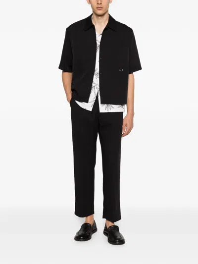 Imperial Drawstring Trousers In Black