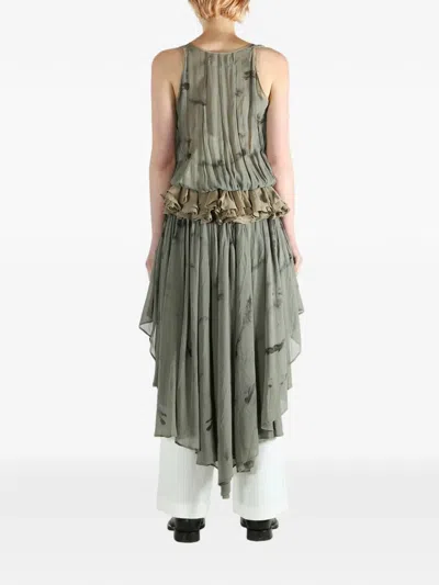 Mutedance Layered Asymmetric Top In Multi