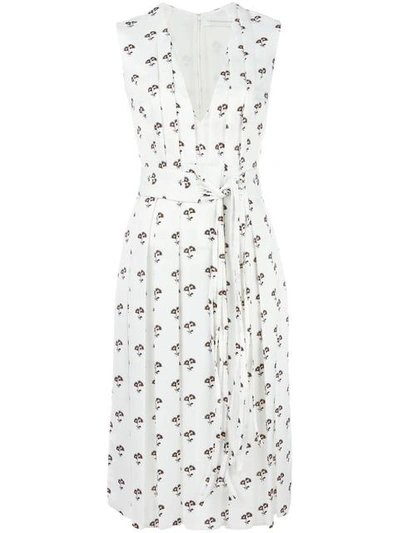 Shop Victoria Beckham Floral Print Dress