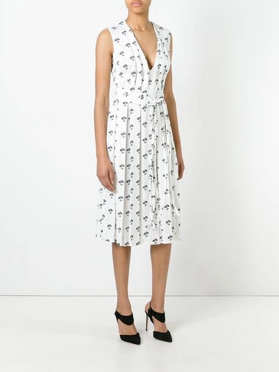 Shop Victoria Beckham Floral Print Dress