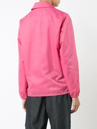 Shop Julien David Buttoned Jacket - Pink