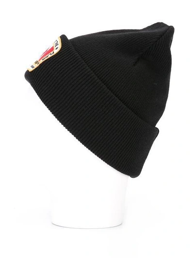 Shop Dsquared2 Canadian Flag Patch Beanie