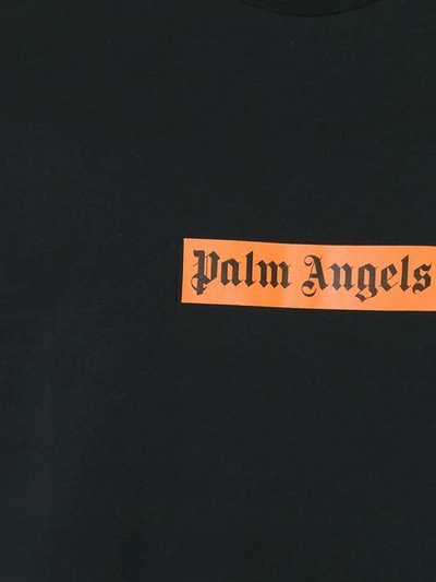 Shop Palm Angels Logo Print Boxy T-shirt