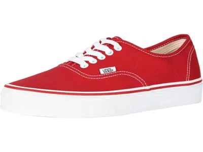 Vans Authentic Skate Shoes Red : In Multi