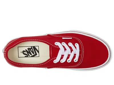 Vans Authentic Skate Shoes Red : In Multi