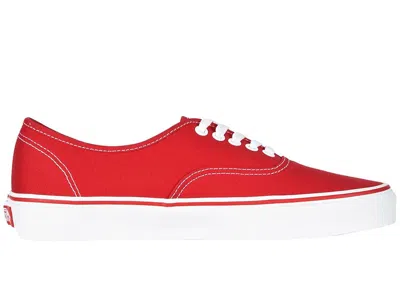 Vans Authentic Skate Shoes Red : In Multi