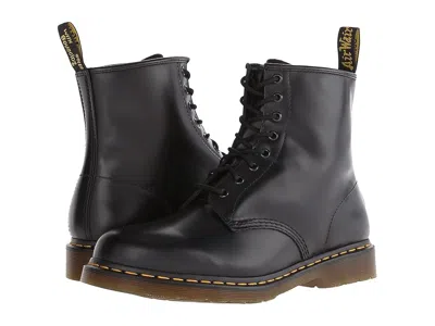 Dr. Martens Leder 1460 Serena Stiefeletten Mit Kunstfellfutter In Black