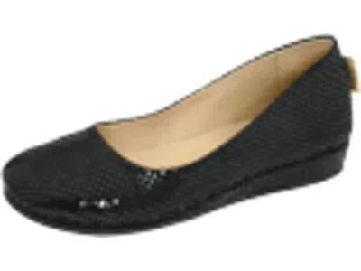 French Sole Zeppa In Black
