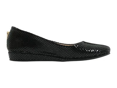 French Sole Zeppa In Black