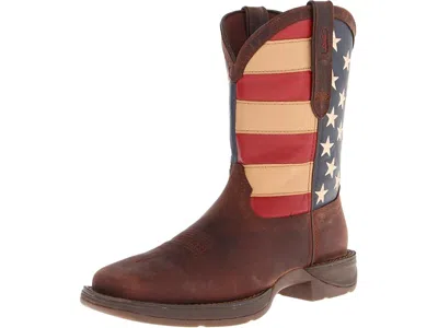 Durango Patriotic Steel Toe Work Boot In Brown