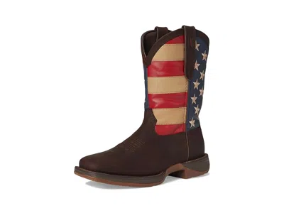 Durango Patriotic Steel Toe Work Boot In Brown