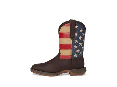 Durango Patriotic Steel Toe Work Boot In Brown