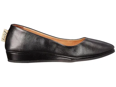 French Sole Zeppa Flat In Black