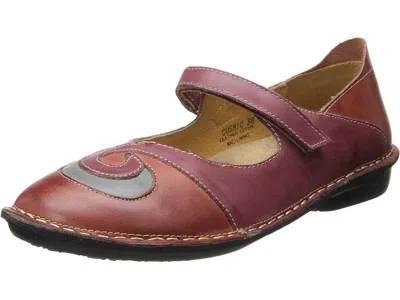 Spring Step Cosmic Mary Jane Flat In Red