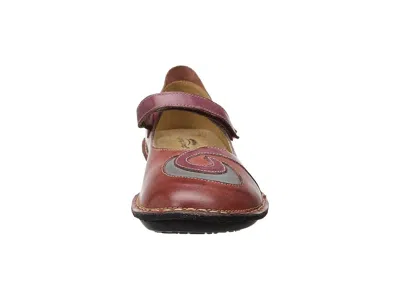 Spring Step Cosmic Mary Jane Flat In Red