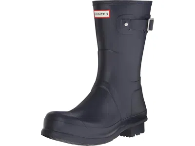 Hunter Original Short Rain Boots In Blue
