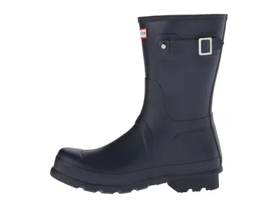 Hunter Original Short Rain Boots In Blue