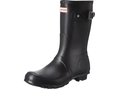 Hunter Original Short Waterproof Rain Boot In Black