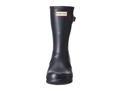 Hunter Original Short Waterproof Rain Boot In Blue