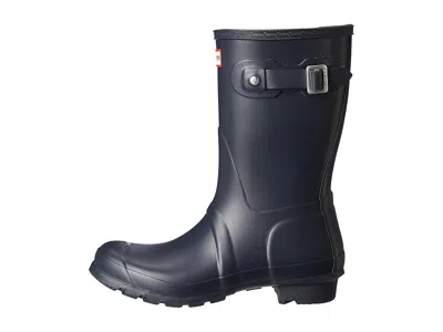 Hunter Original Short Waterproof Rain Boot In Blue