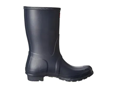 Hunter Original Short Waterproof Rain Boot In Blue