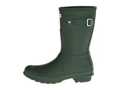 Hunter Original Short Waterproof Rain Boot In Green